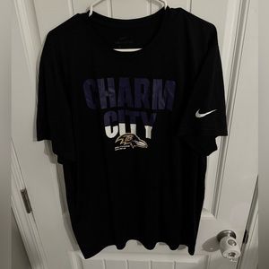 Nike charm city Baltimore ravens shirt